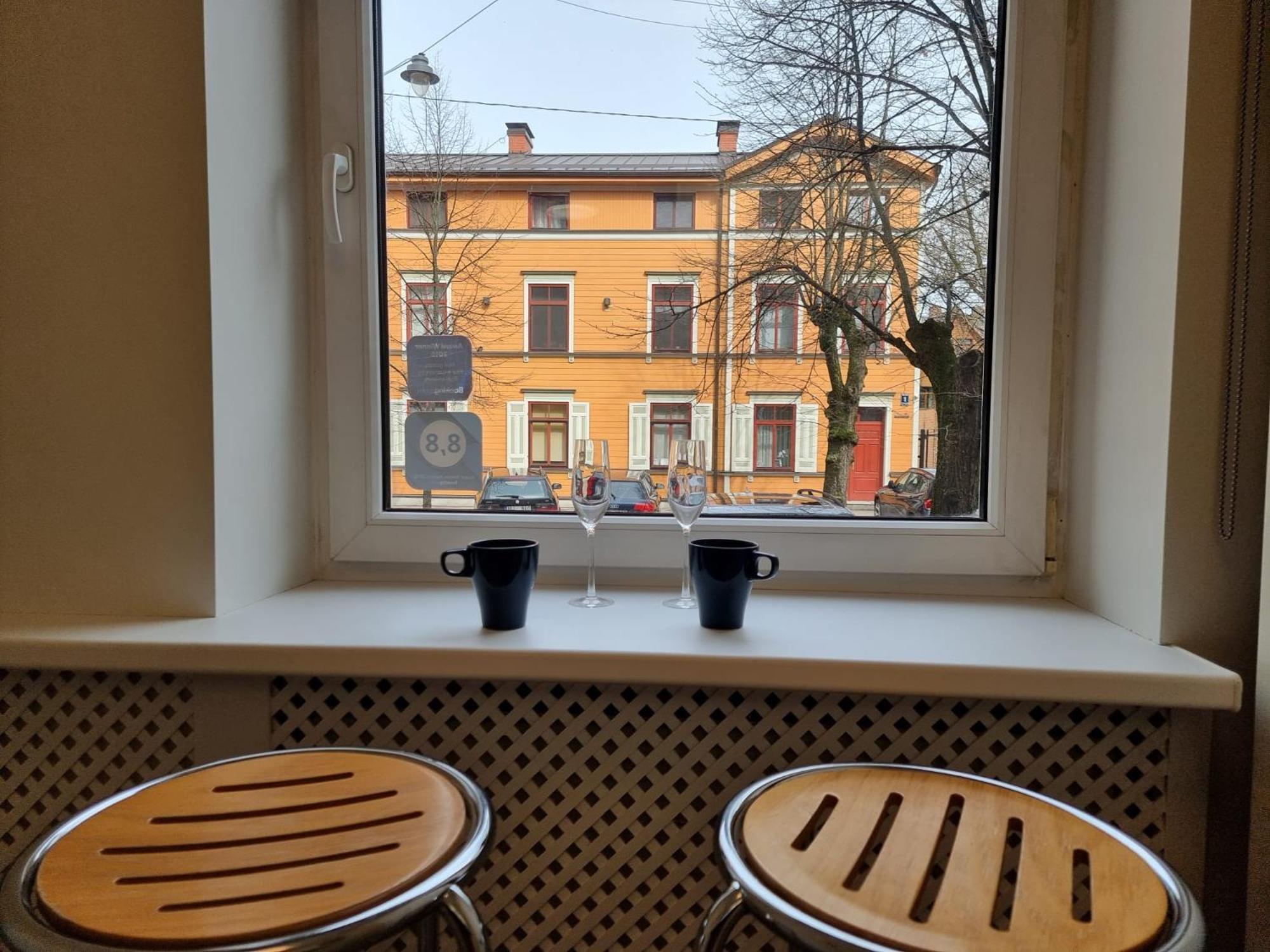 City Inn Riga Apartment, New Renovated In Quiet Center With Balcony With Parking Eksteriør billede